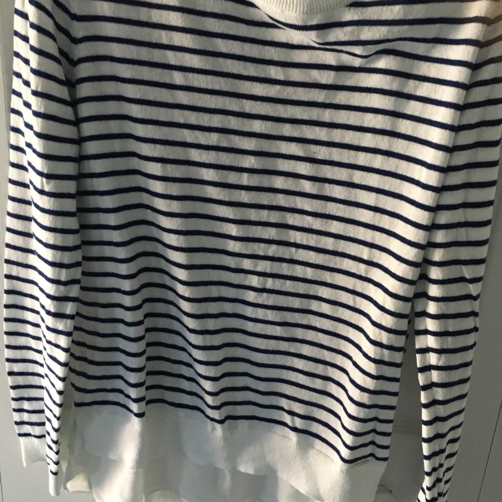 womens striped POLO sweater - Picture 5 of 6